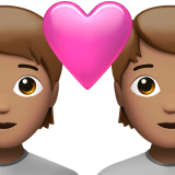 Couple Avec Cœur (peau légèrement mate)