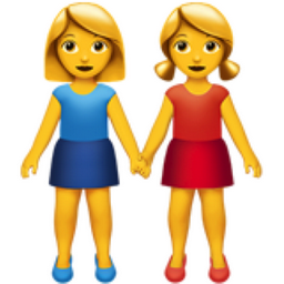 Deux Femmes Se Tenant La Main