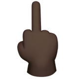 Doigt D’honneur (peau foncée)