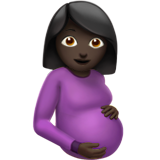 Femme Enceinte (peau foncée)