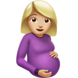 Femme Enceinte (peau moyennement claire)