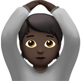 Femme Faisant Un Geste D’acceptation (peau foncée)