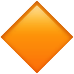 Grand Losange Orange