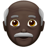 Homme âgé (peau foncée)