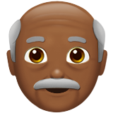 Homme âgé (peau mate)