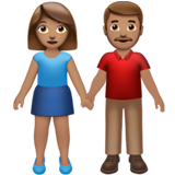 Femme Et Homme Se Tenant La Main (peau légèrement mate)