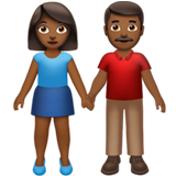 Femme Et Homme Se Tenant La Main (peau mate)