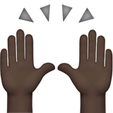 Mains Levées (peau foncée)