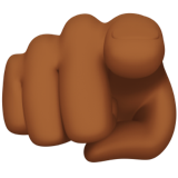 Index Pointant Vers L’utilisateur (peau mate)