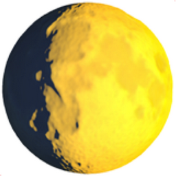 Lune Gibbeuse Croissante