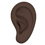 Oreille (peau foncée)