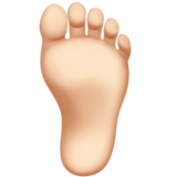 Pied (peau claire)