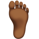 Pied (peau mate)