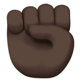 Poing Levé (peau foncée)