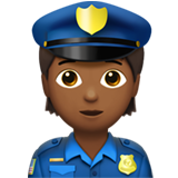 Policière (peau mate)