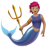 Sirène (peau légèrement mate)