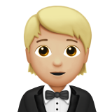 Homme En Smoking (peau moyennement claire)