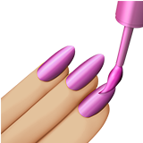 Vernis À Ongles (peau moyennement claire)