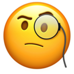 Visage Avec Un Monocle